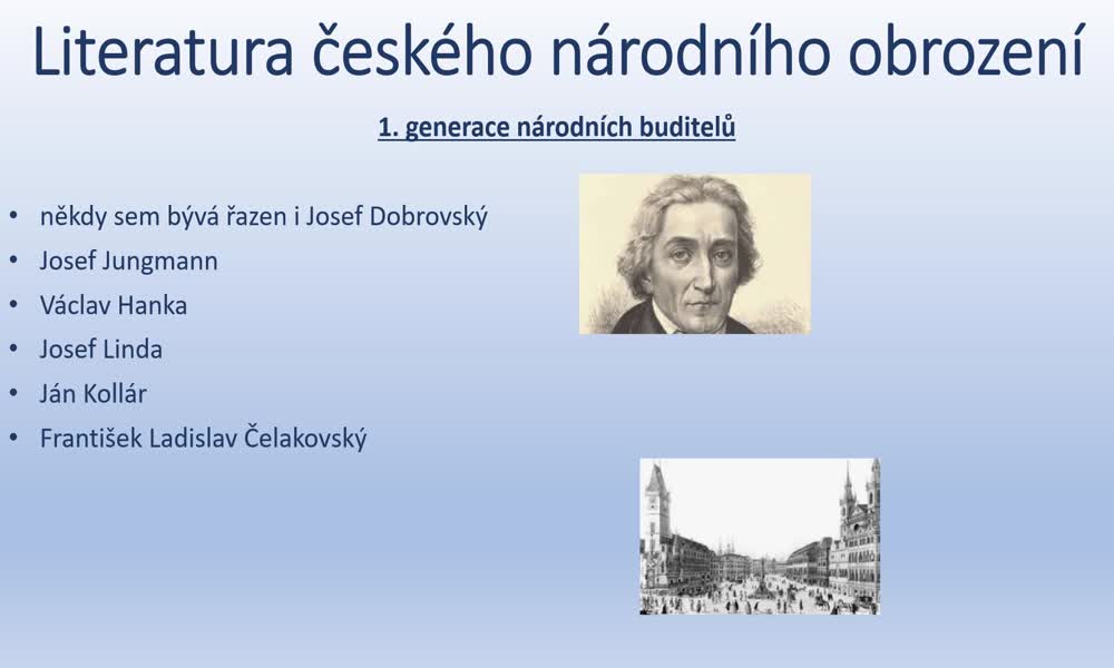 5. náhled výukového kurzu Literatura českého národního obrození