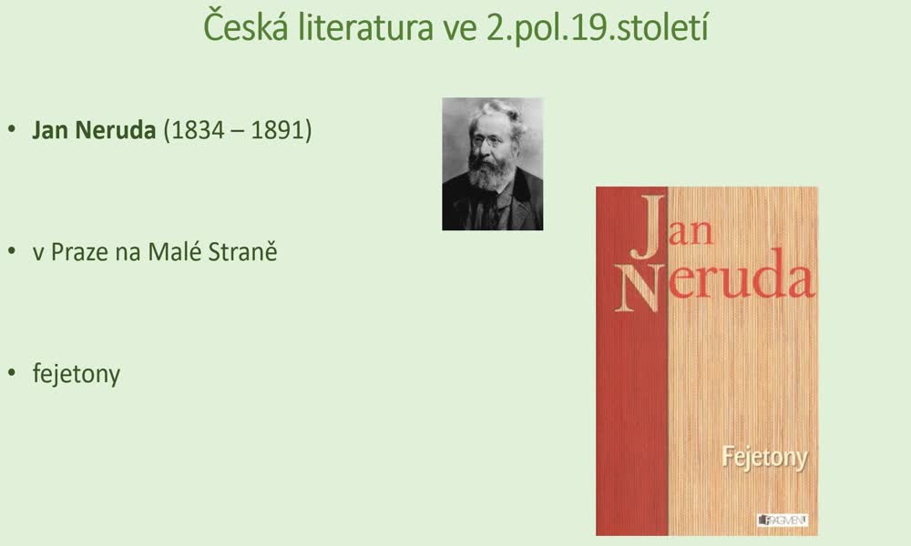 3. náhled výukového kurzu Česká literatura ve 2.pol.19.století