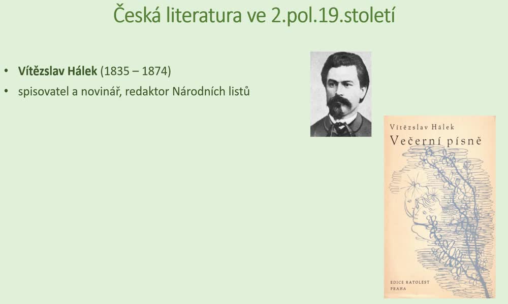 5. náhled výukového kurzu Česká literatura ve 2.pol.19.století