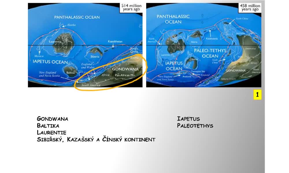 2. náhled výukového kurzu Geologická historie Země - Paleozoikum