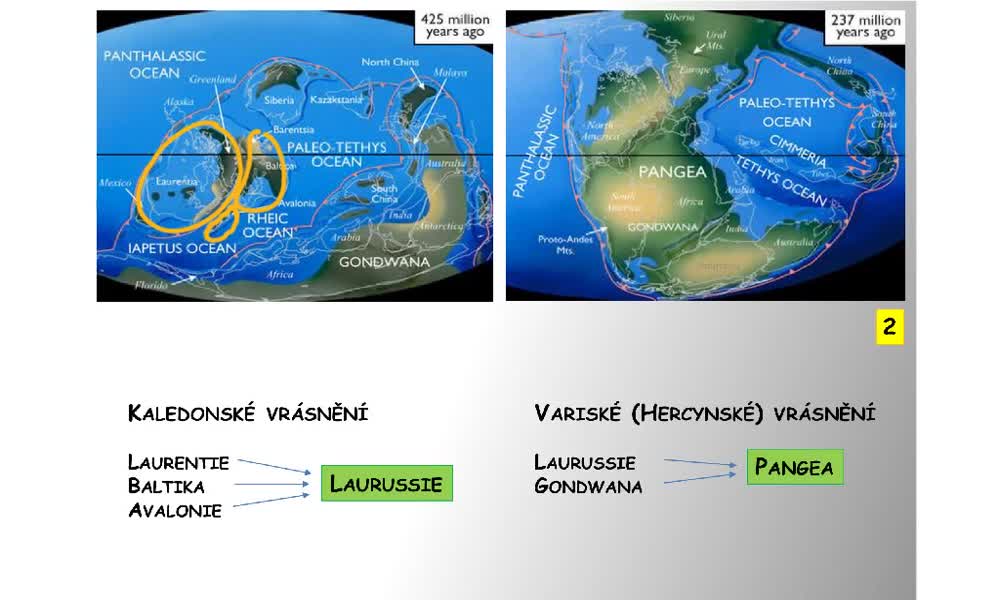 3. náhled výukového kurzu Geologická historie Země - Paleozoikum