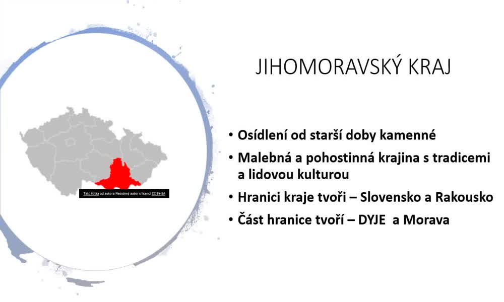 1. náhled výukového kurzu Jihomoravský a Olomoucký kraj 