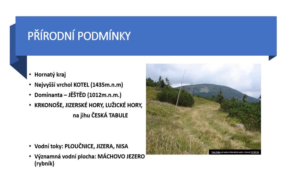 2. náhled výukového kurzu Liberecký a Královéhradecký kraj 