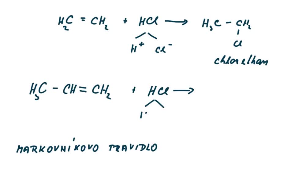 6. náhled výukového kurzu Reakce alkenů
