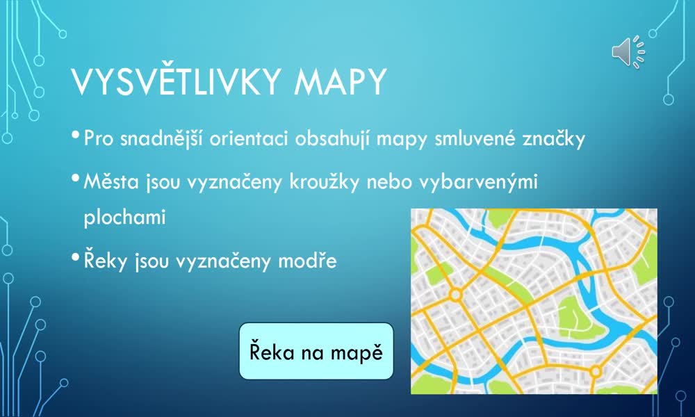 2. náhled výukového kurzu Mapy, typy map
